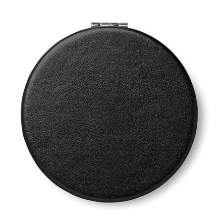 Miroir rond  en PU GLOW ROUND Matières : verre Couleurs : noir impression haute définition
