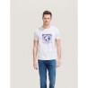 T-shirt Personnalisé 150g REGENT Matières : coton Taille textile : M Couleurs : orange marquage couleur éclatante