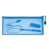 Trousse à crayon  en PVC - GRAN Matières : PVC Couleurs : bleu personnalisable avec votre logo