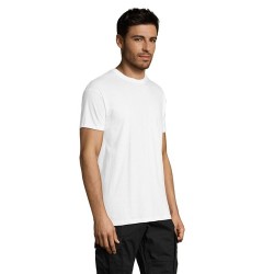 T-shirt Personnalisé 150g REGENT Matières : coton Taille textile : L Couleurs : blanc objet publicitaire robuste