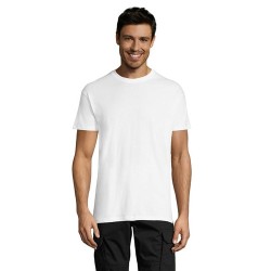 T-shirt Personnalisé 150g REGENT Matières : coton Taille textile : S Couleurs : blanc impression logo haute qualité