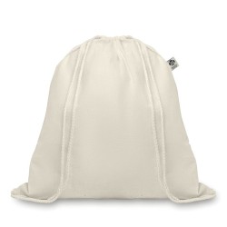 Sac à cordelette  en coton bio - ORGANIC HUNDRED Matières : coton biologique Couleurs : beige