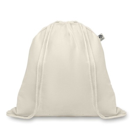 Sac à cordelette  en coton bio - ORGANIC HUNDRED Matières : coton biologique Couleurs : beige