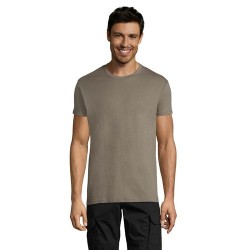 T-shirt Personnalisé 150g REGENT Matières : coton Taille textile : L Couleurs : zinc cadeau affaires élégant