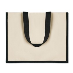 Sac de courses  en toile de jute - CAMPO DE FIORI Matières : jute Couleurs : noir livraison express 24h 48h