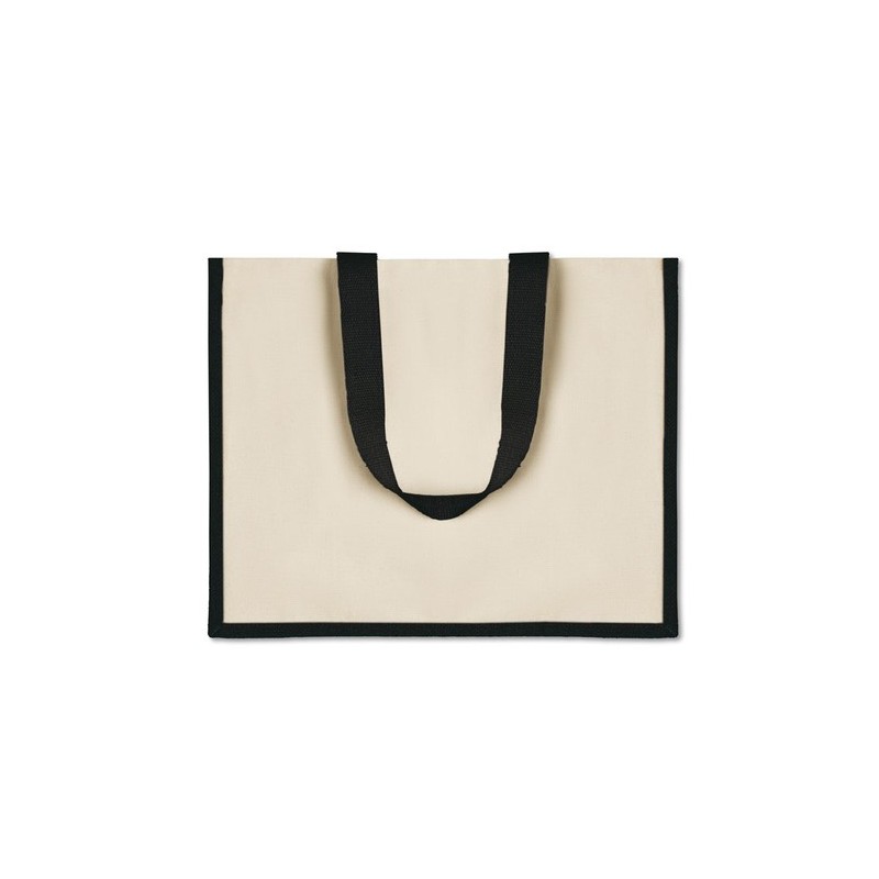 Sac de courses  en toile de jute - CAMPO DE FIORI Matières : jute Couleurs : noir livraison express 24h 48h