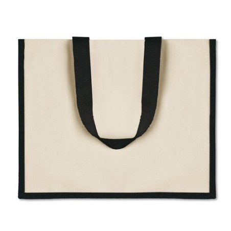 Sac de courses  en toile de jute - CAMPO DE FIORI Matières : jute Couleurs : noir livraison express 24h 48h