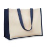 Sac de courses  en toile de jute - CAMPO DE FIORI Matières : jute Couleurs : bleu impression haute définition