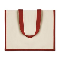 Sac de courses  en toile de jute - CAMPO DE FIORI Matières : jute Couleurs : rouge personnalisation rapide en France
