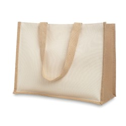 Sac de courses  en toile de jute - CAMPO DE FIORI Matières : jute Couleurs : beige cadeau collaborateur premium