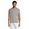 T-shirt Personnalisé 150g REGENT Matières : coton Taille textile : 4XL Couleurs : gris chiné objet publicitaire robuste