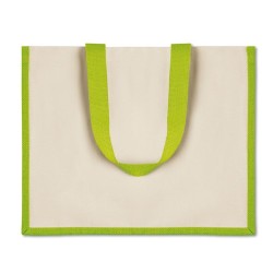 Sac de courses  en toile de jute - CAMPO DE FIORI Matières : jute Couleurs : vert citron objet promotionnel éco-responsable