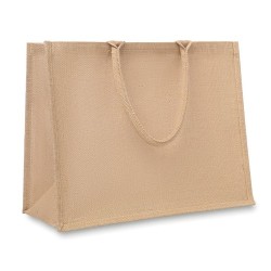 Sac shopping en jute personnalisable CAMPO DE FIORI Matières : jute Couleurs : beige