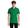 Polo Homme Personnalisé 210g Éco-responsable SPRING II Matières : coton Taille textile : XXL Couleurs : vert prairie objet promo