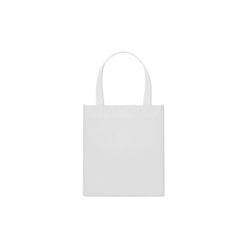 Sac Shopping Éco-responsable en Non Tissé Personnalisable APO BAG Matières : polypropylène (PP) Couleurs : blanc impression haut