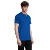 Polo Homme Personnalisé 210g Éco-responsable SPRING II Matières : coton Taille textile : XL Couleurs : bleu royal personnalisati