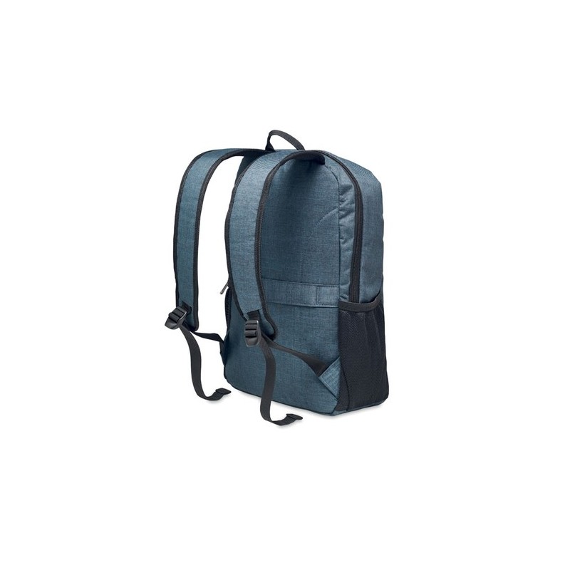 Sac à dos bicolore 360D personnalisé pour ordinateur - Stockholm Bag Matières : PET Couleurs : bleu impression haute définition