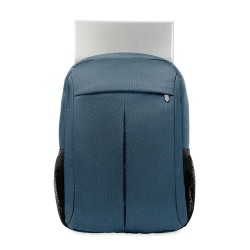 Sac à dos bicolore 360D personnalisé pour ordinateur - Stockholm Bag Matières : PET Couleurs : bleu livraison express 24h 48h
