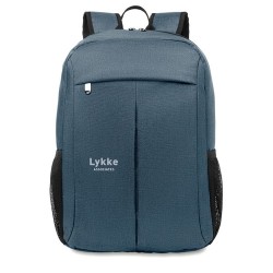Sac à dos bicolore 360D personnalisé pour ordinateur - Stockholm Bag Matières : PET Couleurs : bleu impression logo haute qualit