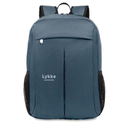 Sac à dos bicolore 360D personnalisé pour ordinateur - Stockholm Bag Matières : PET Couleurs : bleu impression logo haute qualit