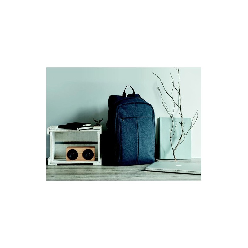 Sac à dos bicolore 360D personnalisé pour ordinateur - Stockholm Bag Matières : PET Couleurs : bleu cadeau client original