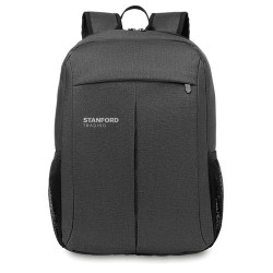 Sac à dos bicolore 360D personnalisé pour ordinateur - Stockholm Bag Matières : PET Couleurs : gris personnalisation rapide en F