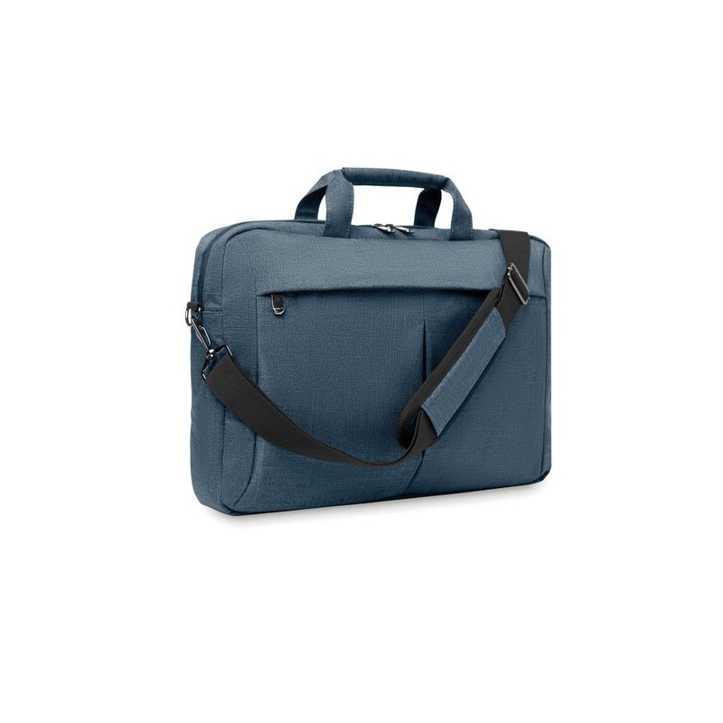 Sacoche Trolley Adaptable Éco-responsable pour Ordinateur STOCKHOLM Matières : PET Couleurs : bleu