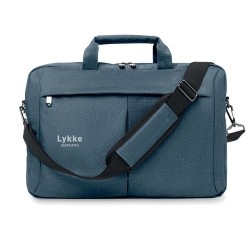 Sacoche Trolley Adaptable Éco-responsable pour Ordinateur STOCKHOLM Matières : PET Couleurs : bleu accessoire événementiel uniqu