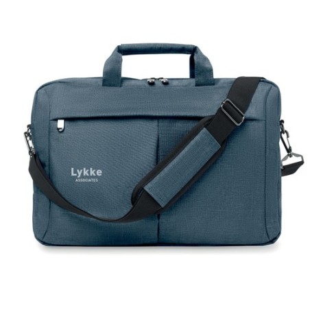 Sacoche Trolley Adaptable Éco-responsable pour Ordinateur STOCKHOLM Matières : PET Couleurs : bleu accessoire événementiel uniqu