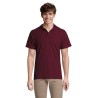 Polo Homme Personnalisé 210g Éco-responsable SPRING II Matières : coton Taille textile : M Couleurs : bordeaux objet promo petit