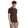 Polo Homme Personnalisé 210g Éco-responsable SPRING II Matières : coton Taille textile : S Couleurs : chocolat goodies publicita