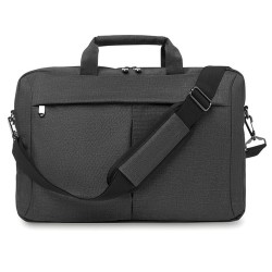 Sacoche Trolley Adaptable Éco-responsable pour Ordinateur STOCKHOLM Matières : PET Couleurs : gris cadeau entreprise pas cher