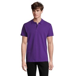 Polo Homme Personnalisé 210g Éco-responsable SPRING II Matières : coton Taille textile : M Couleurs : violet foncé goodies publi