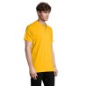 Polo Homme Personnalisé 210g Éco-responsable SPRING II Matières : coton Taille textile : M Couleurs : jaune cadeau collaborateur