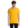 Polo Homme Personnalisé 210g Éco-responsable SPRING II Matières : coton Taille textile : XXL Couleurs : jaune goodies publicitai