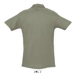Polo Homme Personnalisé 210g Éco-responsable SPRING II Matières : coton Taille textile : M Couleurs : kaki cadeau affaires éléga
