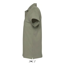 Polo Homme Personnalisé 210g Éco-responsable SPRING II Matières : coton Taille textile : M Couleurs : kaki impression logo haute