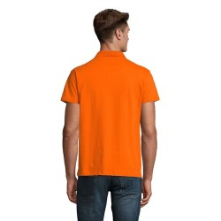 Polo Homme Personnalisé 210g Éco-responsable SPRING II Matières : coton Taille textile : L Couleurs : orange livraison express 2