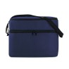 Sac isotherme personnalisé pratique à 2 compartiments CASEY Matières : polyéthylène (PE) Couleurs : bleu impression logo haute q