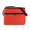 Sac isotherme personnalisé pratique à 2 compartiments CASEY Matières : polyéthylène (PE) Couleurs : rouge goodies entreprise des