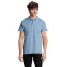 Polo Homme Personnalisé 210g Éco-responsable SPRING II Matières : coton Taille textile : S Couleurs : bleu ciel pur cadeau affai