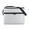 Sac isotherme personnalisé pratique à 2 compartiments CASEY Matières : polyéthylène (PE) Couleurs : blanc accessoire événementie