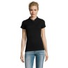 Polo Femme Personnalisable 100% Coton - SOL'S Matières : coton Taille textile : 3XL Couleurs : noir goodies entreprise design