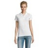 Polo Femme Personnalisable 100% Coton - SOL'S Matières : coton Taille textile : 3XL Couleurs : blanc cadeau collaborateur premiu