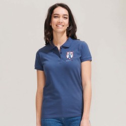Polo Femme Personnalisable 100% Coton - SOL'S Matières : coton Taille textile : 3XL Couleurs : bleu royal cadeau affaires élégan