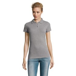 Polo Femme Personnalisable 100% Coton - SOL'S Matières : coton Taille textile : XXL Couleurs : gris chiné accessoire événementie