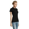 Polo Femme Personnalisable 100% Coton - SOL'S Matières : coton Taille textile : L Couleurs : noir livraison express 24h 48h