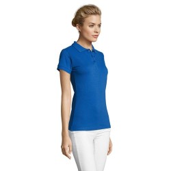 Polo Femme Personnalisable 100% Coton - SOL'S Matières : coton Taille textile : M Couleurs : bleu royal personnalisation sur mes