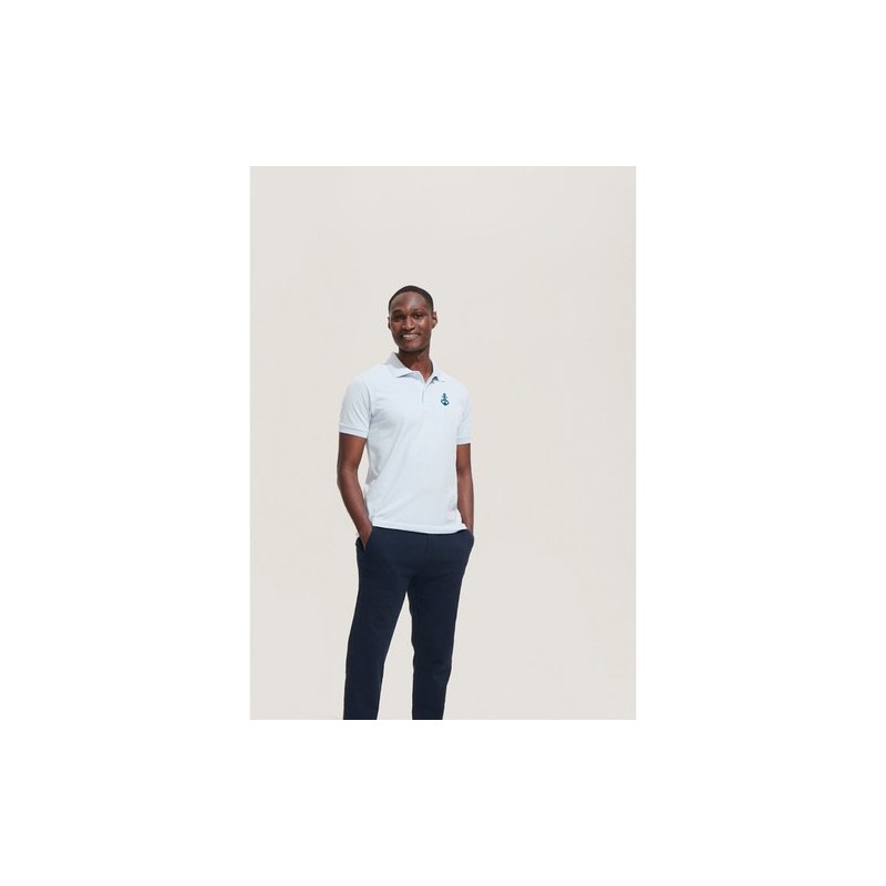 Polo Homme Personnalisable 180g Éco-responsable 100% Coton - PERFECT MEN Matières : coton Taille textile : L Couleurs : noir cad