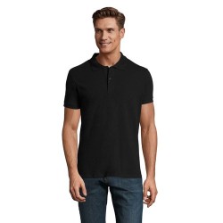 Polo Homme Personnalisable 180g Éco-responsable 100% Coton - PERFECT MEN Matières : coton Taille textile : XXL Couleurs : noir p